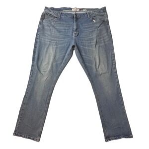 Hudson & Barrow Jeans Mens 44x30 Blue Slim Stretch Denim Pants Medium Wash Pants